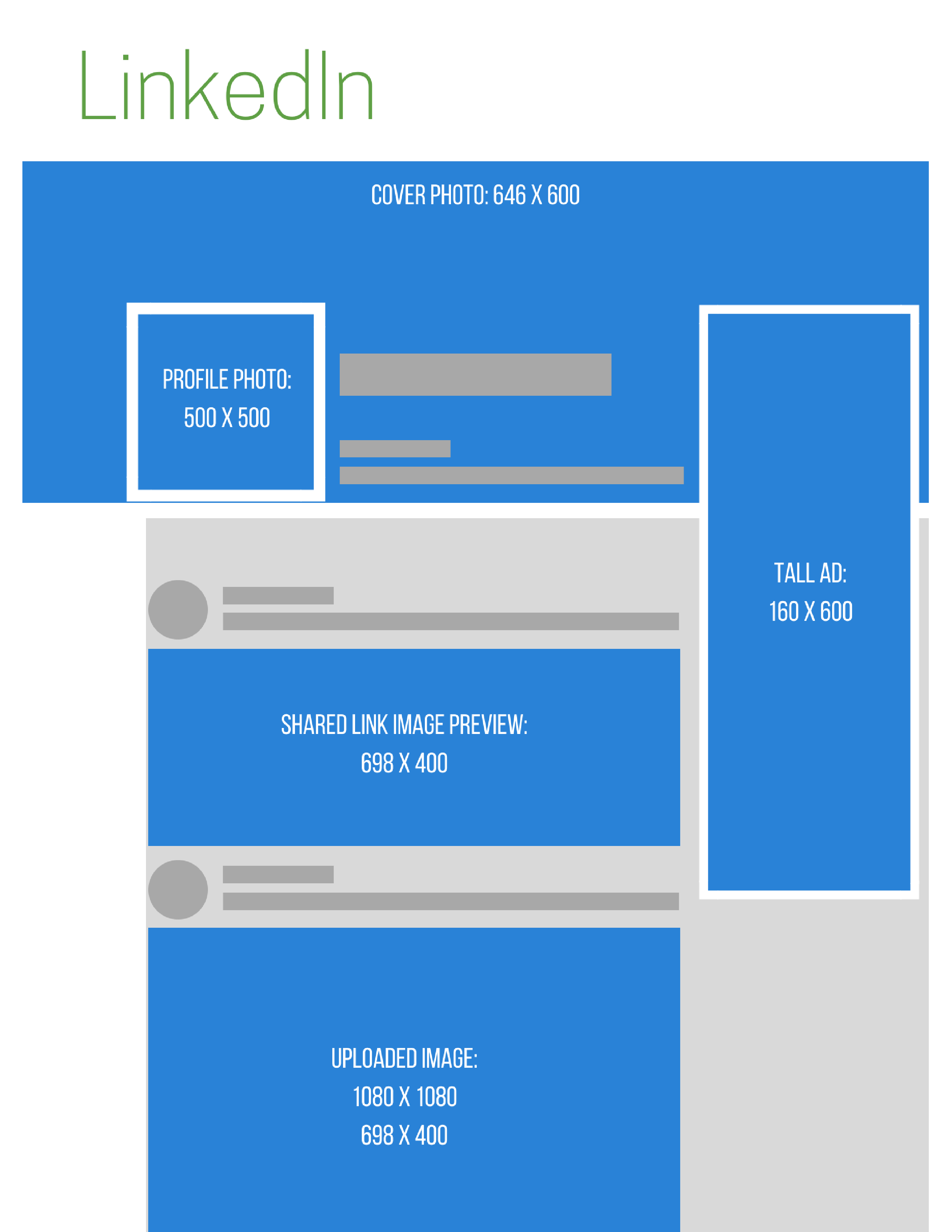 linkedin banner size in cm